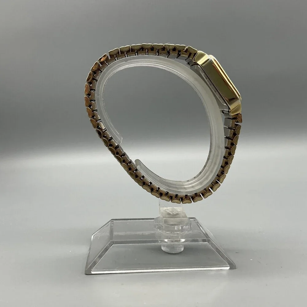 Benrus BN203L Womens Watch 20mm Champagne Gold Tone Stretch New Battery